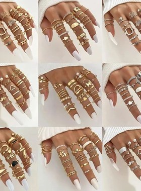 23 Paieces Of Fashionable And Minimalist Metal Style Womens