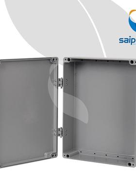 赛普供应翻盖铸铝防水盒 400*310*110mm金属搭扣防水盒 ip66