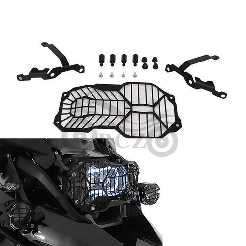 适用BMW R1200大灯保护罩 大灯防护网 2013-2019年