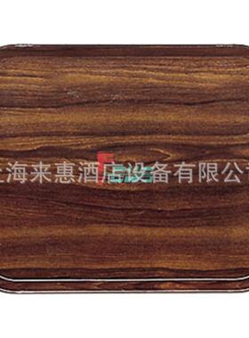 CAMBRO 1826-308 长方形托盘(高边)-缅甸柚木纹