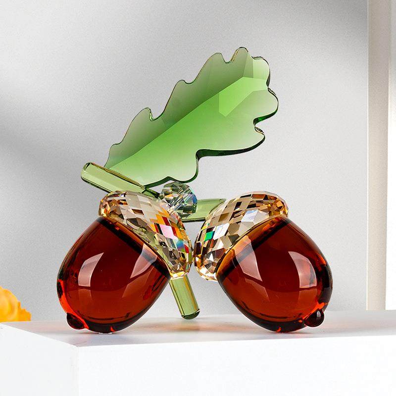 新款创意水晶榛果玄关客厅装饰摆件装饰品酒柜高档轻奢家居摆柜,电子元器件市场,其它元器件,淘宝优惠券,粉丝福利购,淘宝优惠卷