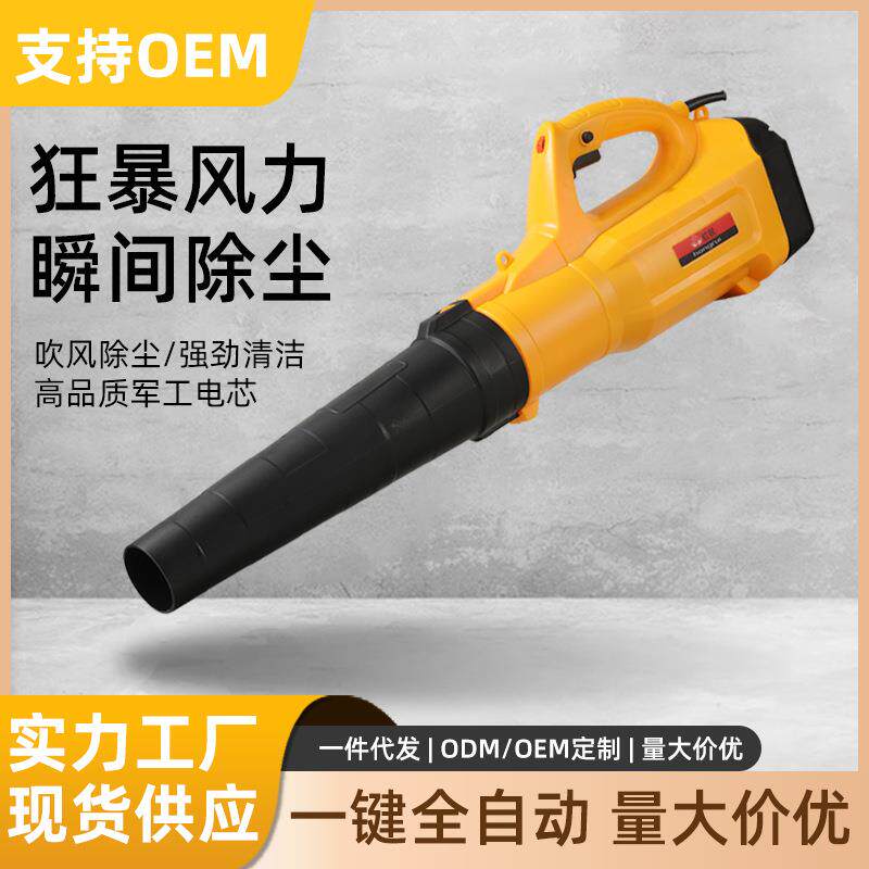 电动吹风机大功率手持暴风机多档调节鼓风机吹吸两用吹雪机插电用