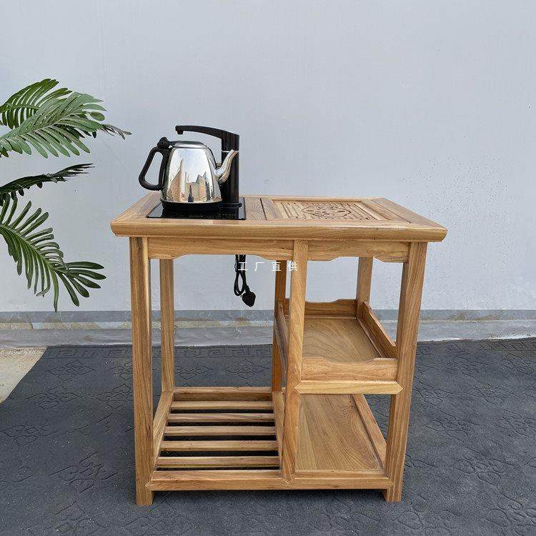 可移动榆木实木家用茶道桌配椅办公茶水柜阳台茶几一体式烧水茶台,电子元器件市场,其它元器件,淘宝优惠券,粉丝福利购,淘宝优惠卷