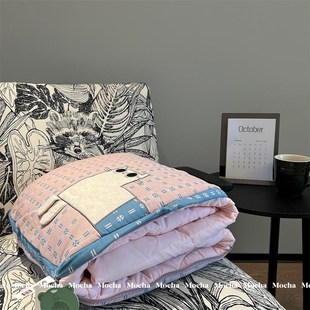 网红可爱卡通抱i枕办公室抱枕被子两用沙发空调被车载靠枕靠垫送