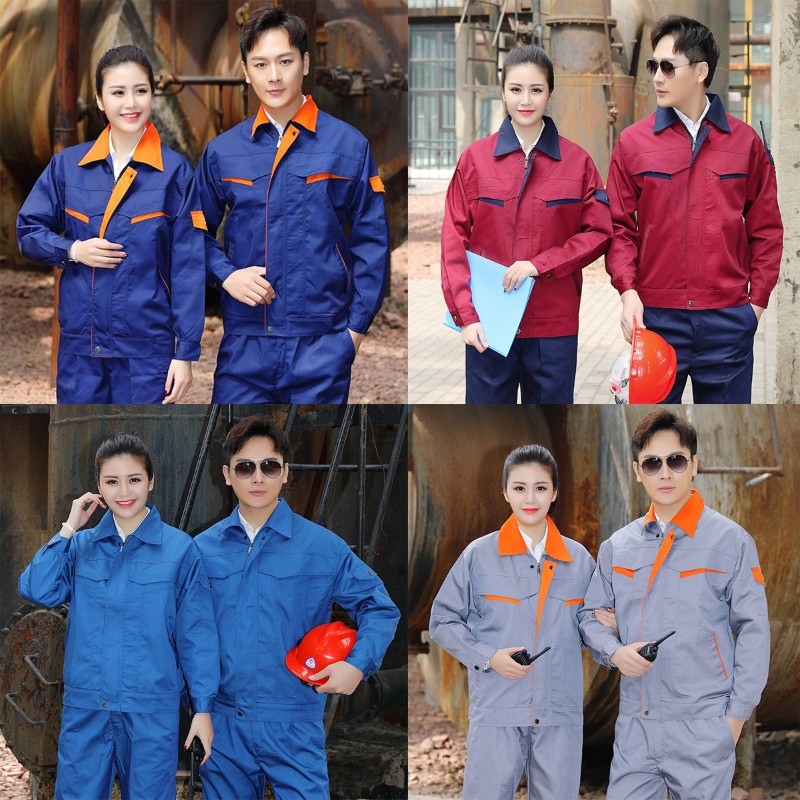 工作服双层套装加厚带内衬冬季劳保D工程服建筑物业工厂车间机修