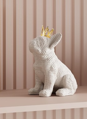 家居乔迁搬家儿童房书架装饰品样板间女儿房卧室温馨软装设计摆件