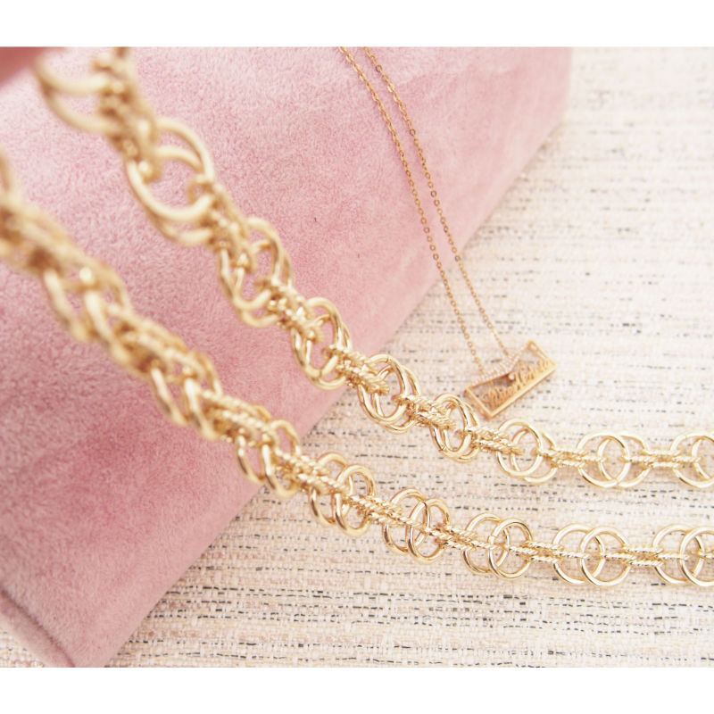 铜链包链条配件包肩带金属包带链子背包带斜挎金属单买长背包带女