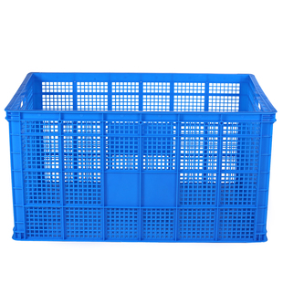 塑料筐子周转筐加厚大号快递专用框长方形箱子镂空篮子熟胶收纳框