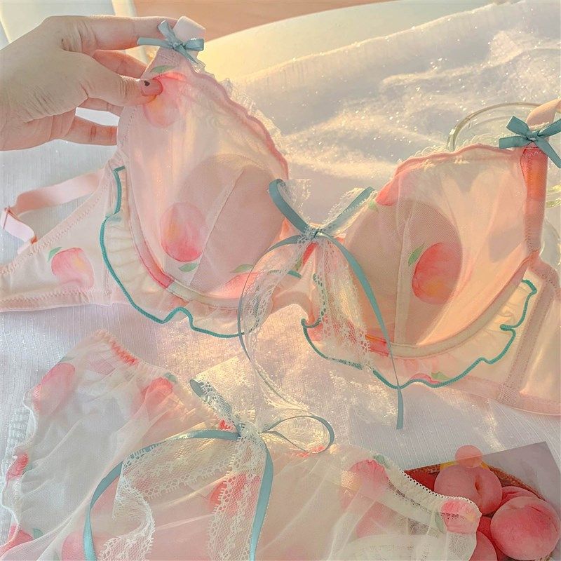 【甜欲胸】日系女生甜美纯欲风文胸兔耳朵夏天超薄大胸显小内衣女,女士内衣/男士内衣/家居服,文胸,淘宝优惠券,粉丝福利购,淘宝优惠卷