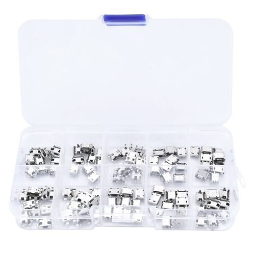 USB插座母座全铜Micro-USB 5P插座插孔10种型号50PCS/100PCS