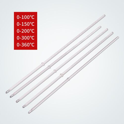 烘箱烤箱水温竹节温度计玻璃棒温度表0-100/200/300/360度高精度
