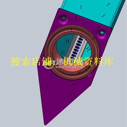 清洗机高压风机风刀模型3D SolidWorks图纸【76】