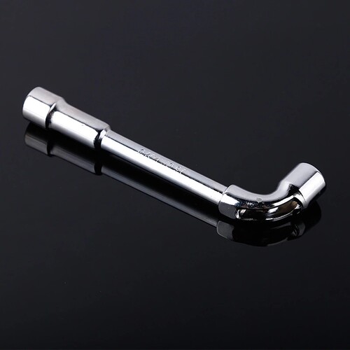 包邮6m-24mmL型套筒扳弯头穿孔扳手 7字型穿心弯头外六角扳手套筒