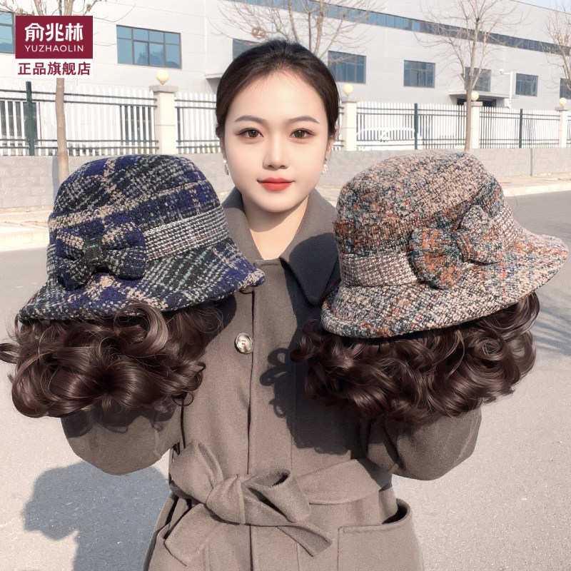 假发帽子女新款中老年洋气妈妈新年渔夫帽子假发时尚礼帽全头套,运动包/户外包/配件,运动帽,淘宝优惠券,粉丝福利购,淘宝优惠卷