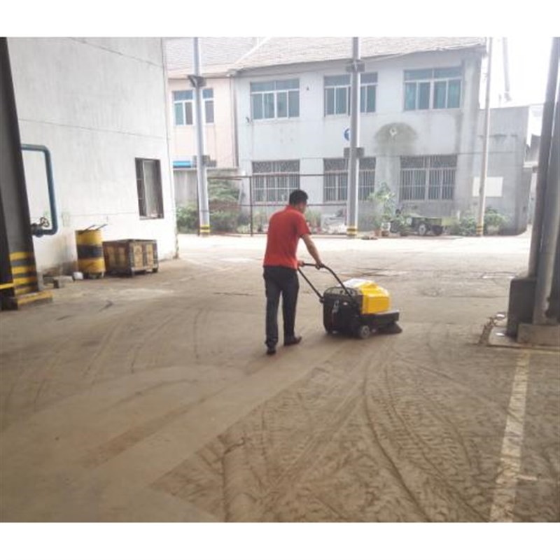 洁乐美手推式双刷扫地机工厂电动清扫车工业扫地机车间吸尘清扫车