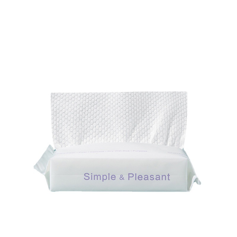 【加厚100抽不掉毛洗脸巾】抽取式珍珠纹全棉洗脸巾