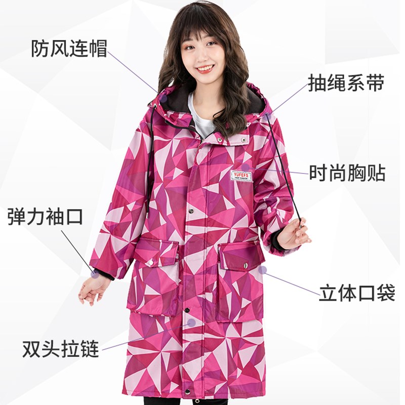 迷彩拉链加绒罩衣中长款男女冬天冬季女工有袖加厚外穿食堂工作服