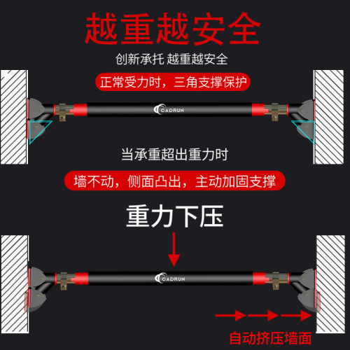 单杠健身器材家用引体向上器室内运动体育训练器免打孔门上单杠