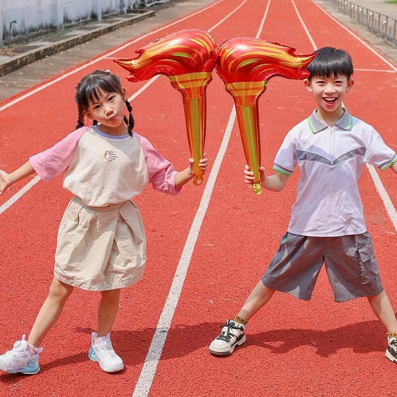 学生运动会比赛加油气球发箍助威充气棒演唱会集体团建道具学生