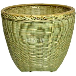 竹编制品箩筐筐谷竹楼婚庆小罗框扁担淘米箩篼结婚家用挑竹筐罗兜