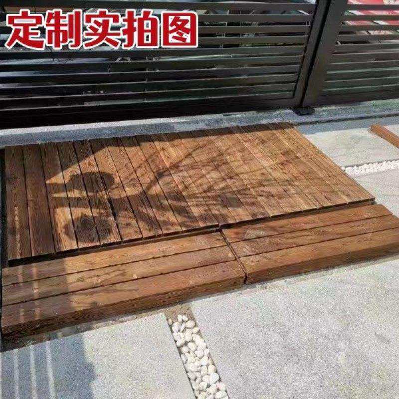 防腐木地板花园露营木地台室外庭院户外阳台天台地垫楼顶景观地铺