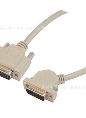 L-COM CSMN4515-1MM 优良D-Sub线缆DB15公头/45度左出线公头 现货