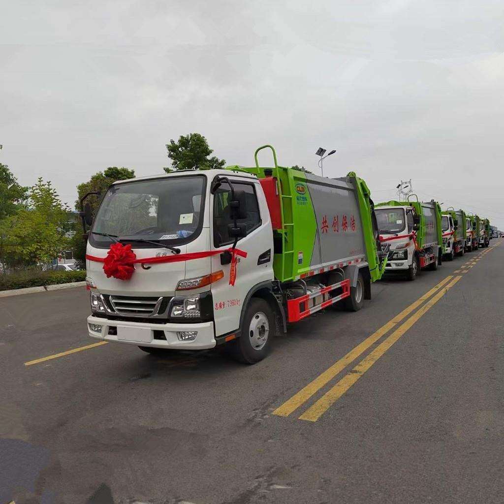江淮6方压缩垃圾车 环卫公司订购5方8方10方垃圾清运车