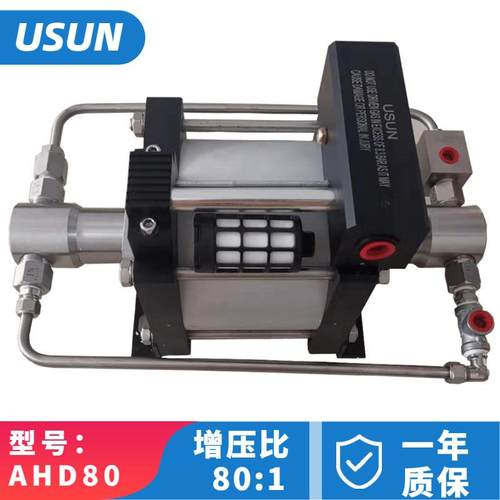 气液增压器AHD8060MPA 高压气动水压注压泵高压气动油压增压泵