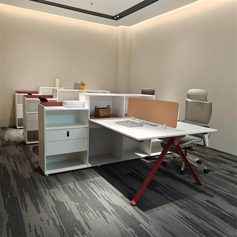 职员办公桌简约现代4人位双6四公司工位卡座员工办公室桌椅桌组合,电子元器件市场,其它元器件,淘宝优惠券,粉丝福利购,淘宝优惠卷