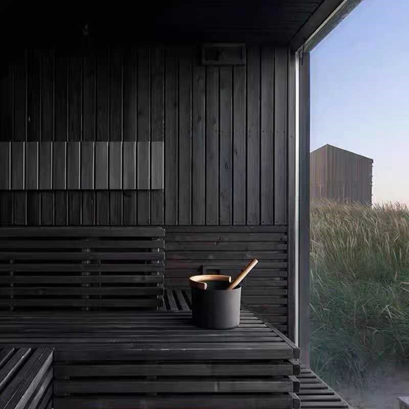 碳化木板烧杉板火烧木深度碳化木黑色木纹板龟裂纹爆裂纹炭化板材