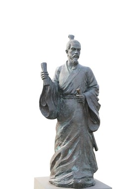 铸铜兵圣孙武人物雕塑定制铜像古代春秋时期孙子兵法雕像落地摆件