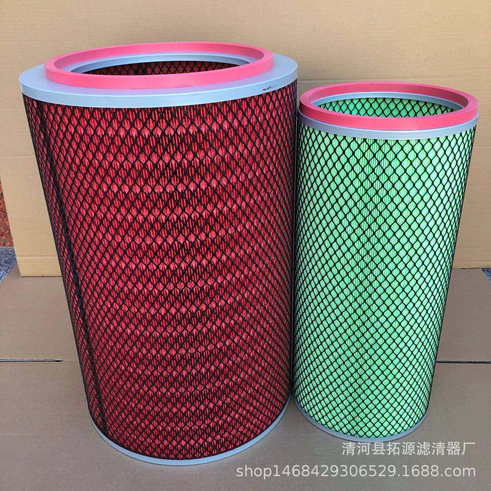 K3252K3052K3250空气滤芯适配红岩杰狮新金刚德龙陕汽货车空滤芯