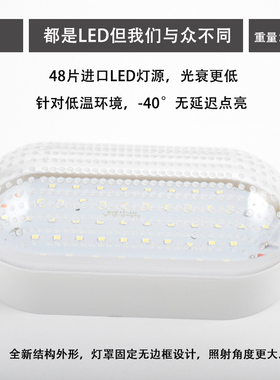 led冷库专用灯防爆照明灯防水灯防潮灯罩冷库灯泡冷库灯81015W