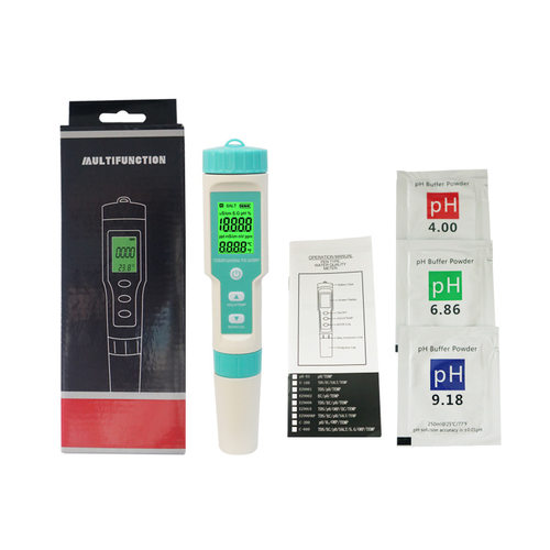 PH测试笔鱼缸海水养殖厨房食品数显盐度计酸碱度卤水水质检测仪器