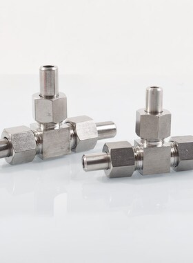 304不锈钢对焊式活接三通JB972-77中间接头/焊接式三通活管接头14