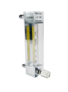 玻璃转子流量计LZB3WB气体液体浮子流量表LZB-4WB6WB10WB流量调节