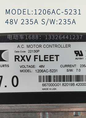 EZGO高尔夫球车控制器 E-Z-GO巡逻车交流控制器1206AC-5231 48V