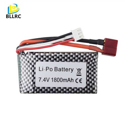 伟力高速遥控车配件A959-B A969-B K929-B144001电池7.4V 1800mAh