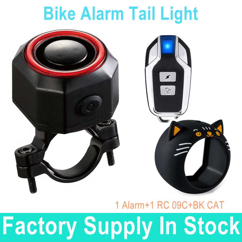 LED Bike Lights Anti-Theft Bicycle Tail Light With BK Cat图片
