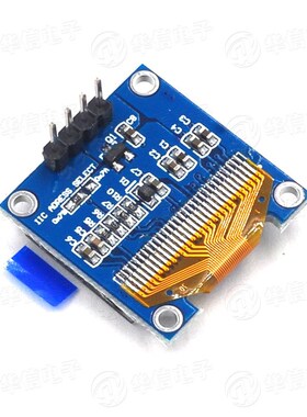 0.96寸蓝色 I2C IIC通信 128*64 OLED液晶屏模块