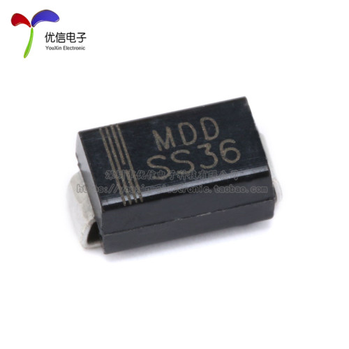 原装MDD SS36 SMA(DO-214AC) 3A/60V 贴片肖特基二极管(10只)