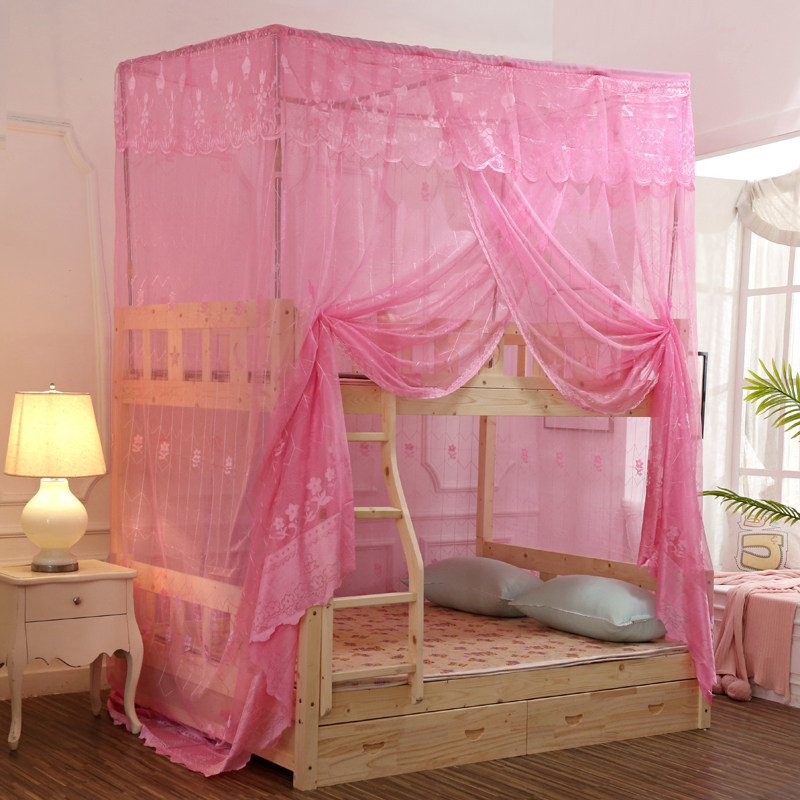 子母床蚊帐上下铺一体式1.5米1.2米实木儿童床双层床高低蚊帐1.35,床上用品,蚊帐,淘宝优惠券,粉丝福利购,淘宝优惠卷