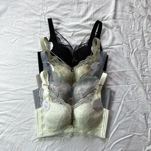 9923超薄f纸片杯美胸内衣女无磁B杯聚拢无钢圈收副乳调整型文胸罩