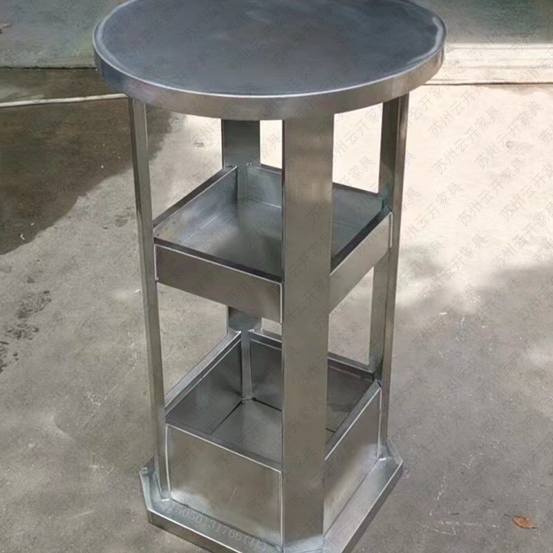 不锈钢铸铁椅酒吧散台桌s子发光慢摇吧桌椅迪吧夜店场茶几铁艺桌