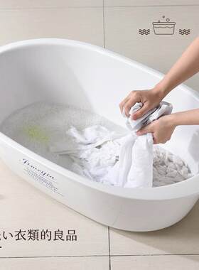 大号加厚塑料婴j儿脸盆儿童小号多用宝宝洗衣盆宠物浴盆椭圆洗澡