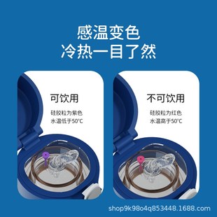 厂供M27 米仑熊儿童保温杯316吸管直饮双盖小学生水杯男童水壶女