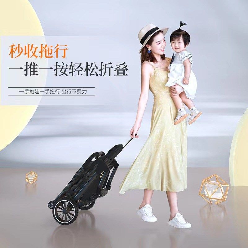 婴儿推车可拆分可k坐可躺轻便新生儿宝宝二胎双人大小童双胞胎四
