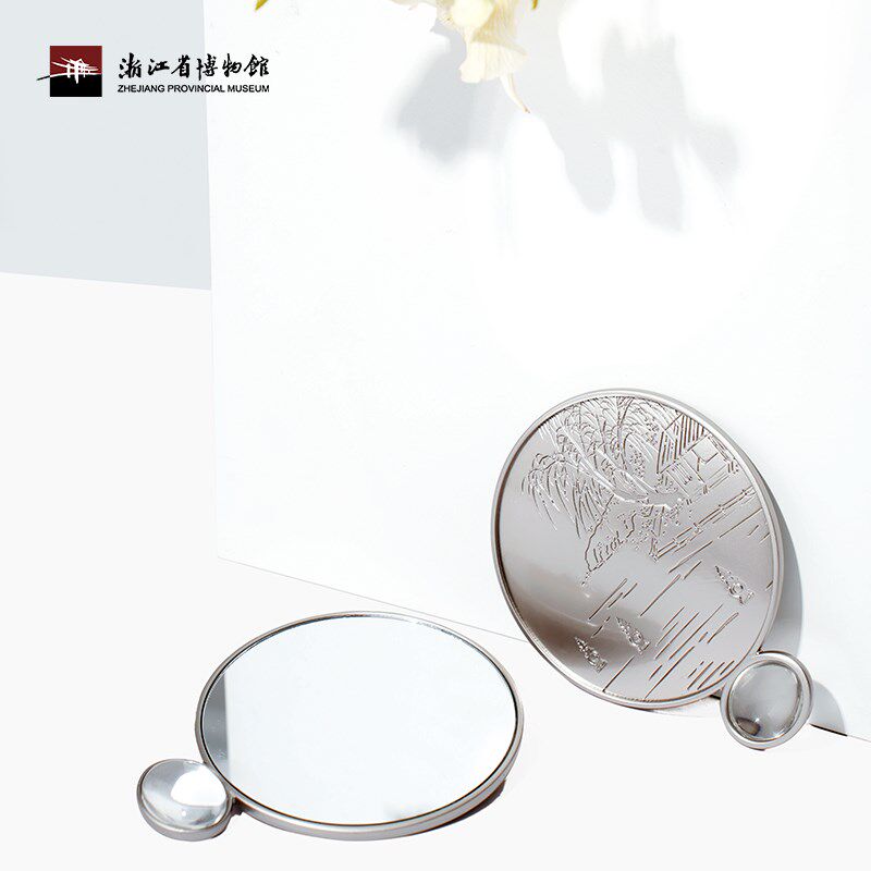 【浙江省博物馆】西湖十景三潭印月随身镜子便携化妆镜文创礼物