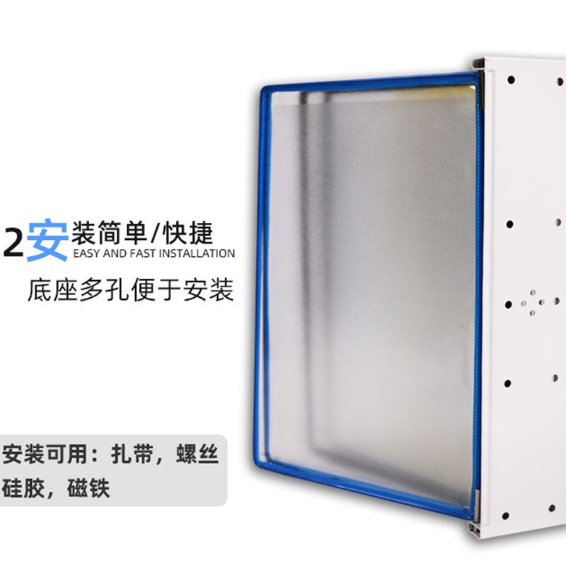 A4挂墙文件夹活页夹墙面翻页资料册文件袋壁挂式商务加厚版收纳册
