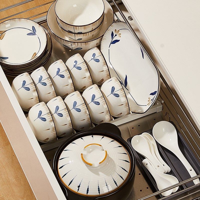 碗碟套装家用2024新款盘子碗餐具套装碗盘家用碗筷釉下彩碗礼盒装,餐饮具,碗,淘宝优惠券,粉丝福利购,淘宝优惠卷